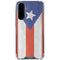 Puerto Rico Flag Distressed Galaxy A36 5G Clear Case